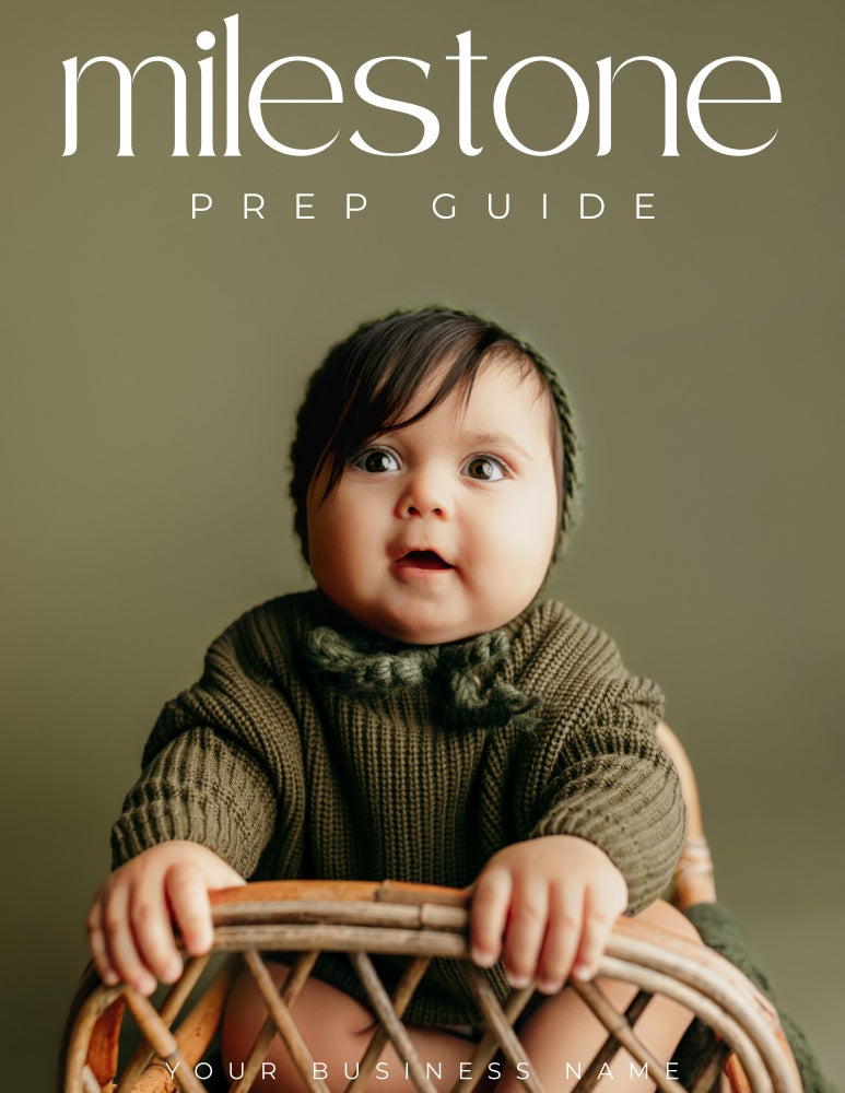 Editable Newborn and Milestone Prep Guide